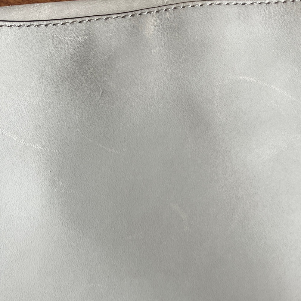 Fossil Finley Gray Leather Shoulder Bag - Picture 13 of 16